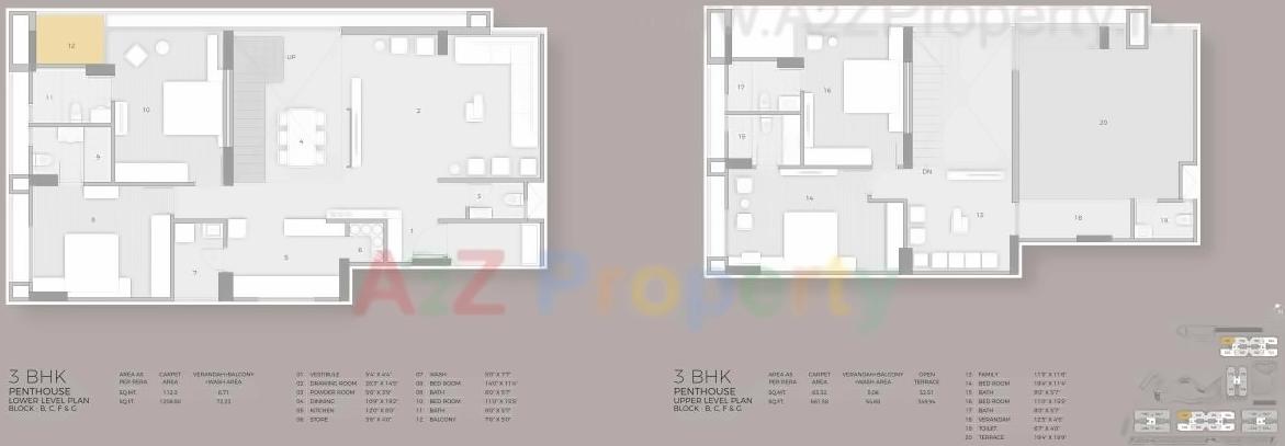 Layout of real estate project Luxuria located at Gandhinagar, Gandhinagar, Gujarat
