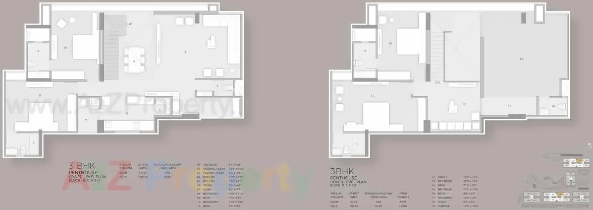Layout of real estate project Luxuria located at Gandhinagar, Gandhinagar, Gujarat