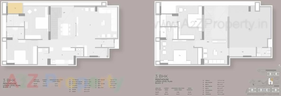Layout of real estate project Luxuria located at Gandhinagar, Gandhinagar, Gujarat