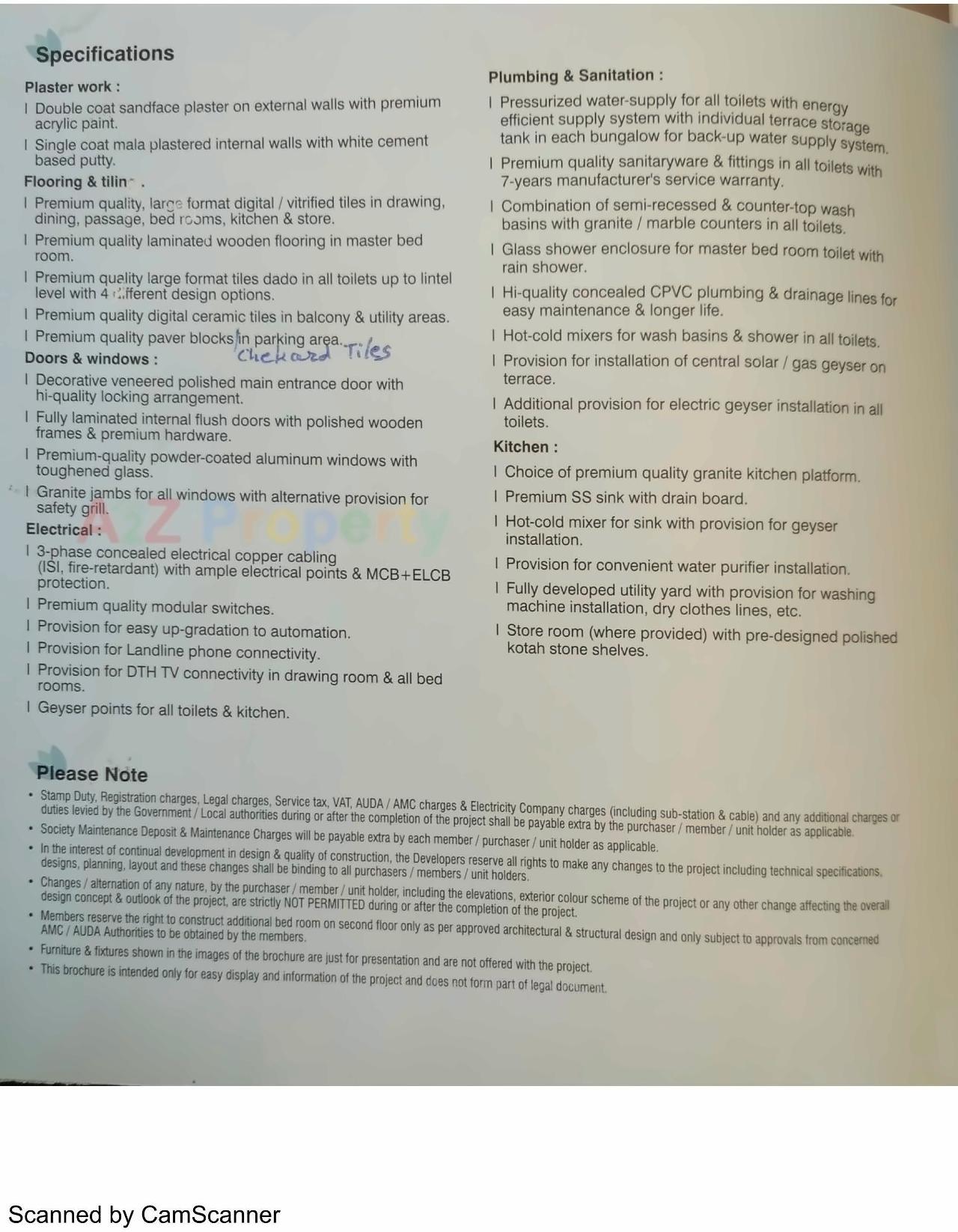  of real estate project Madhav Bunglows located at Thaltej, Gandhinagar, Gujarat