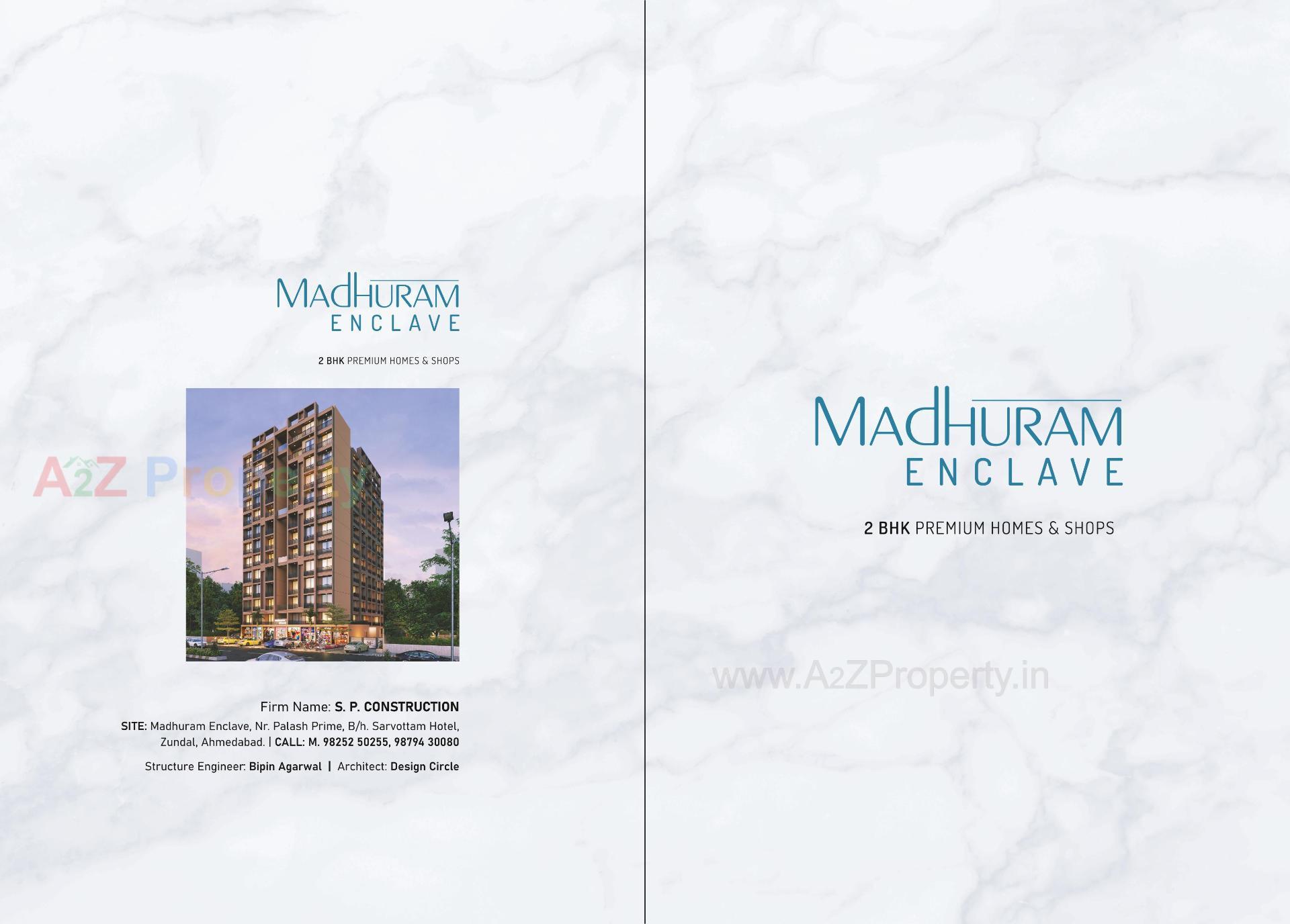  of real estate project Madhuram Enclave located at Zundal, Gandhinagar, Gujarat
