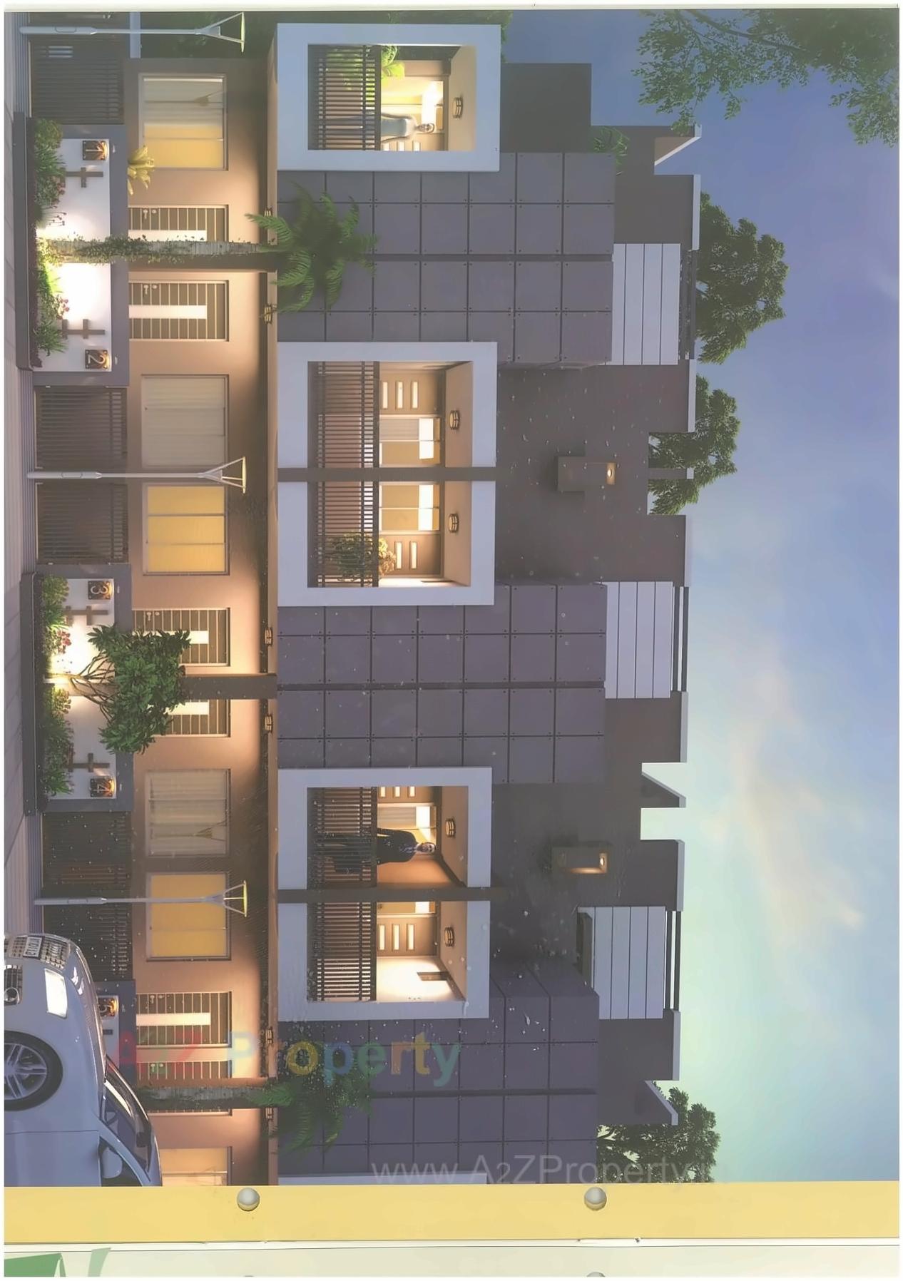 Layout of real estate project Mahalaxmi Homes located at Kalol, Gandhinagar, Gujarat