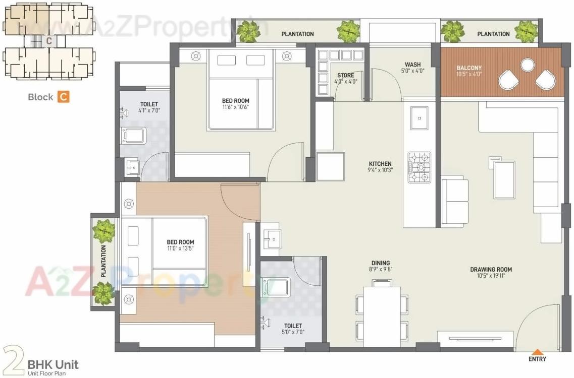 Layout of real estate project Mahalaxmi Rivasa located at Gandhinagar, Gandhinagar, Gujarat