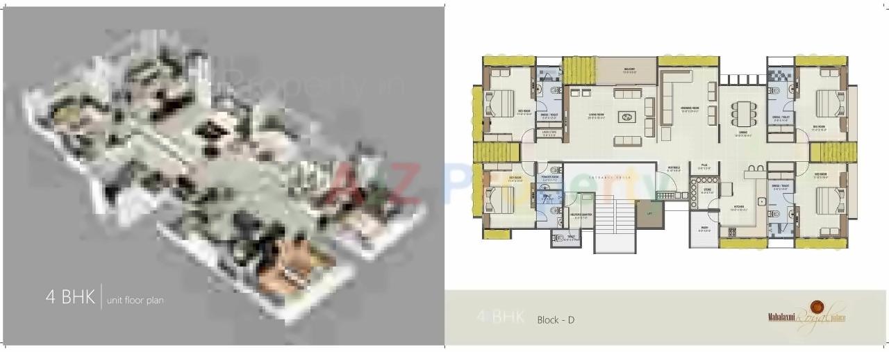 Layout of real estate project Mahalaxmi Royal Palace located at Kudasan, Gandhinagar, Gujarat