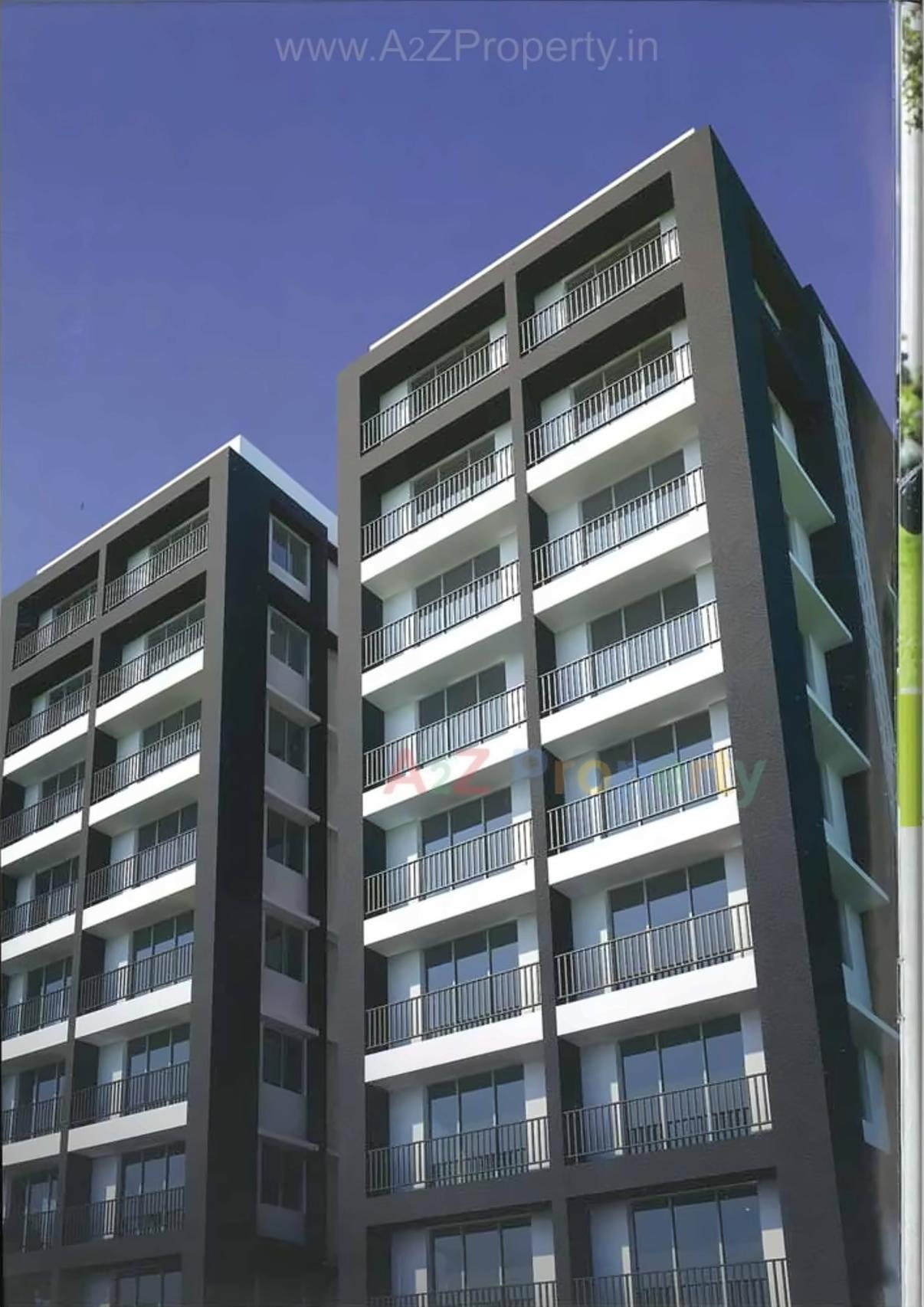 3D Elevation of real estate project Mahavir Hills located at Koba, Gandhinagar, Gujarat