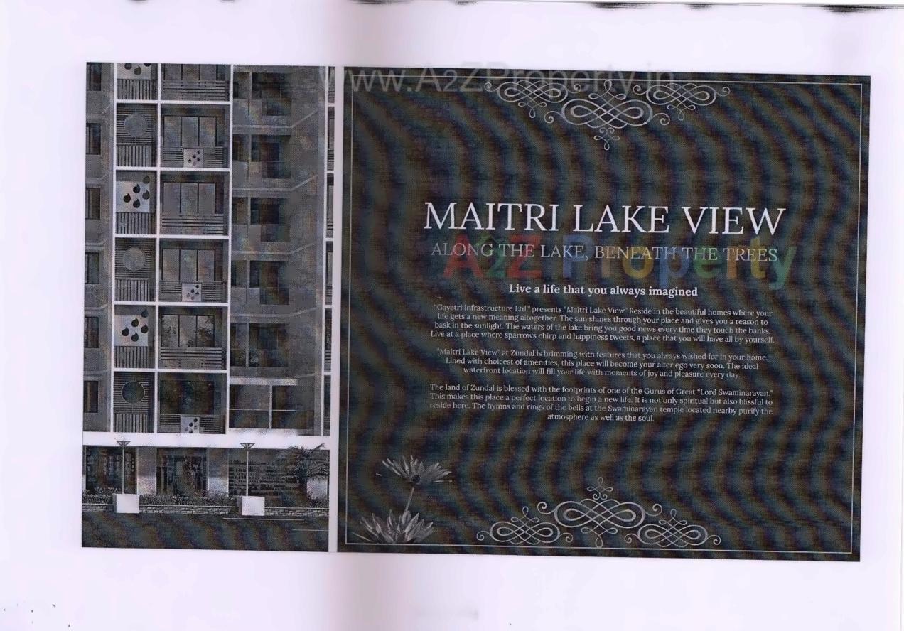  of real estate project Maitri Lake View located at Zundal, Gandhinagar, Gujarat