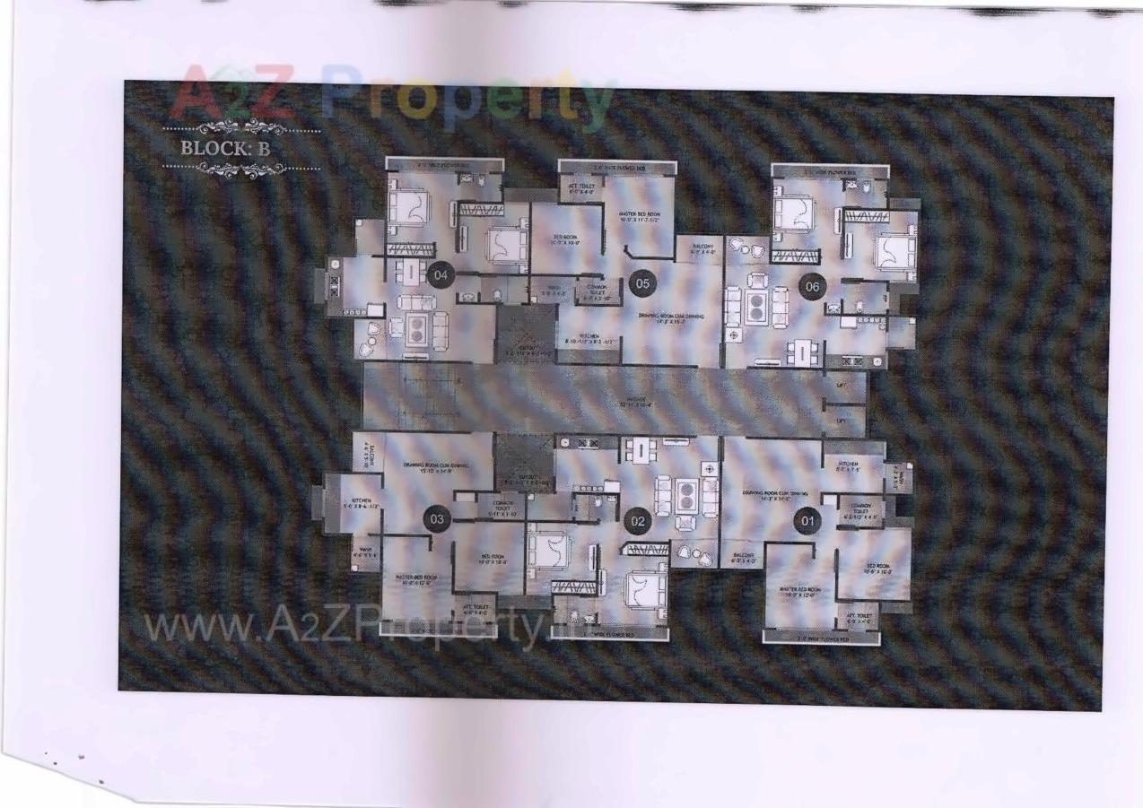 Layout of real estate project Maitri Lake View located at Zundal, Gandhinagar, Gujarat