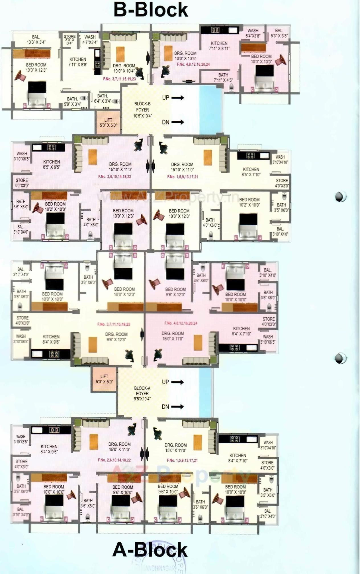 Layout of real estate project Malhar Vadvala Residency located at Ranasan, Gandhinagar, Gujarat