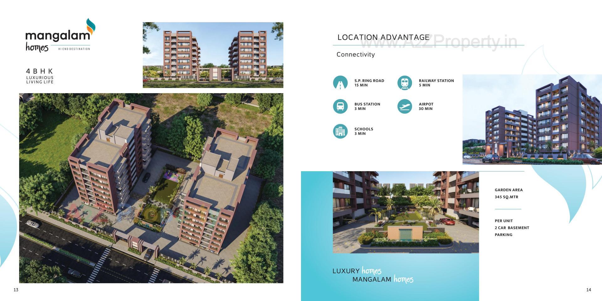  of real estate project Mangalam Homes located at Dahegam, Gandhinagar, Gujarat