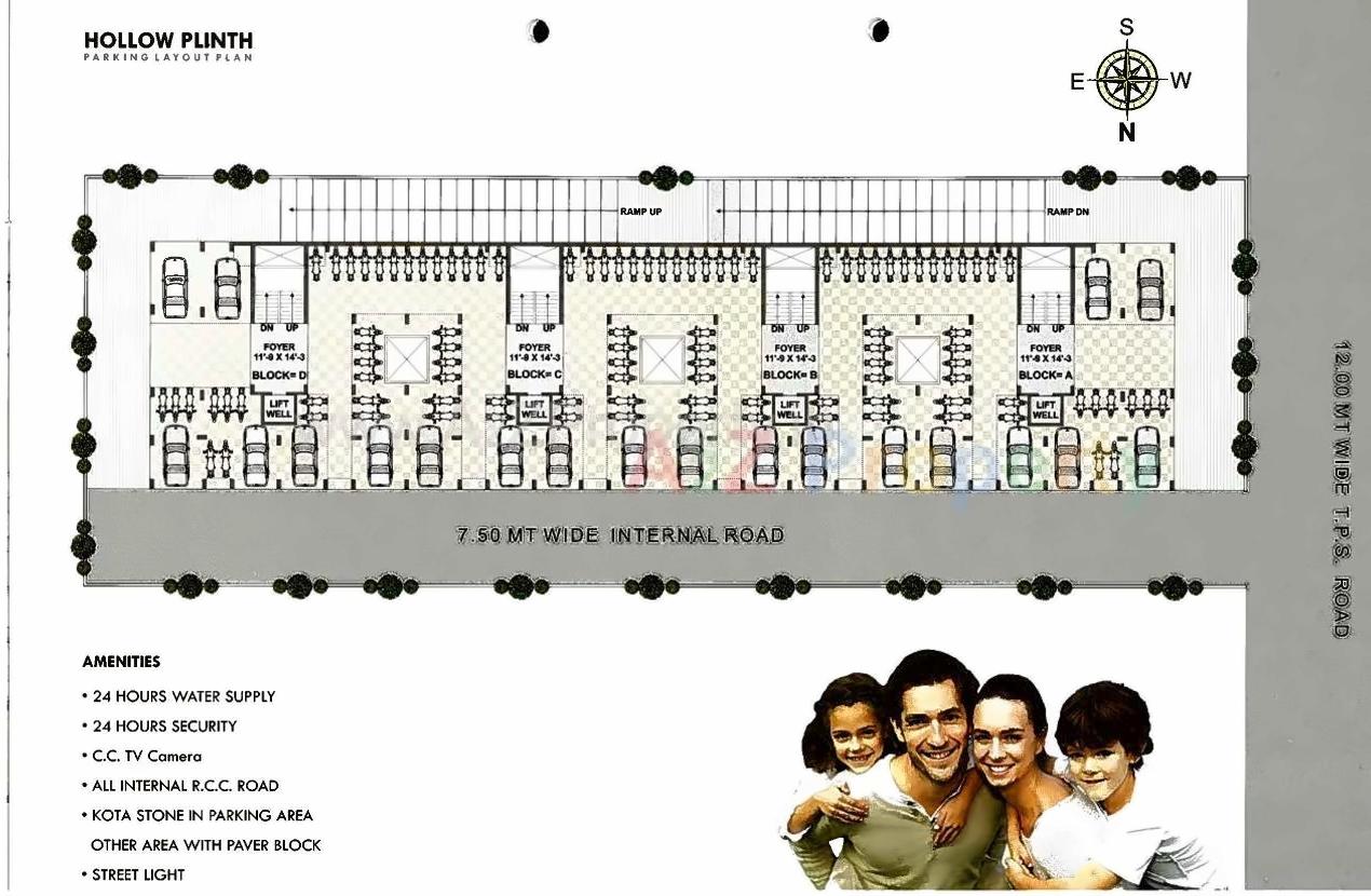  of real estate project Mangalmurti Heights located at Zundal, Gandhinagar, Gujarat