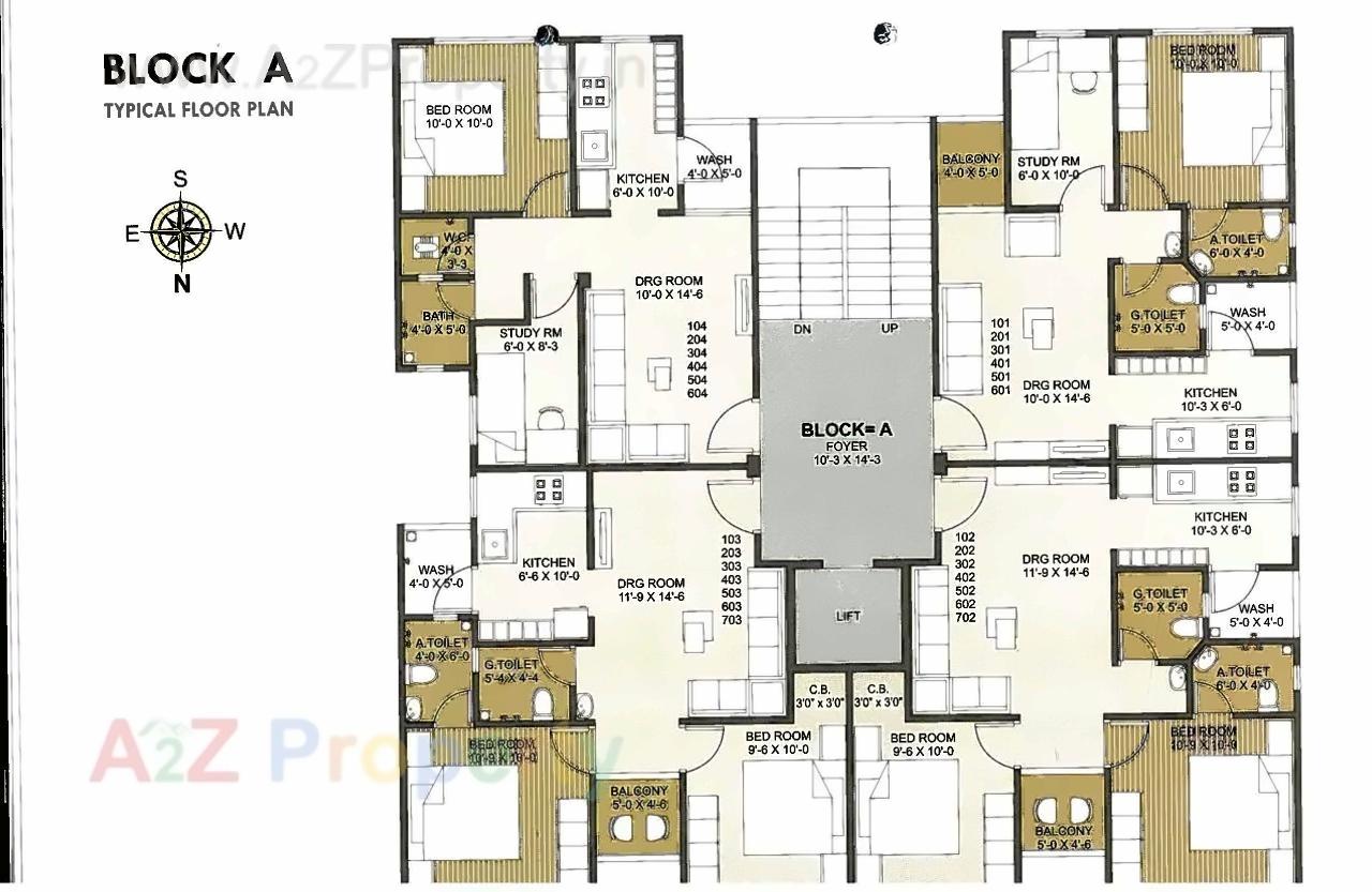 Layout of real estate project Mangalmurti Heights located at Zundal, Gandhinagar, Gujarat