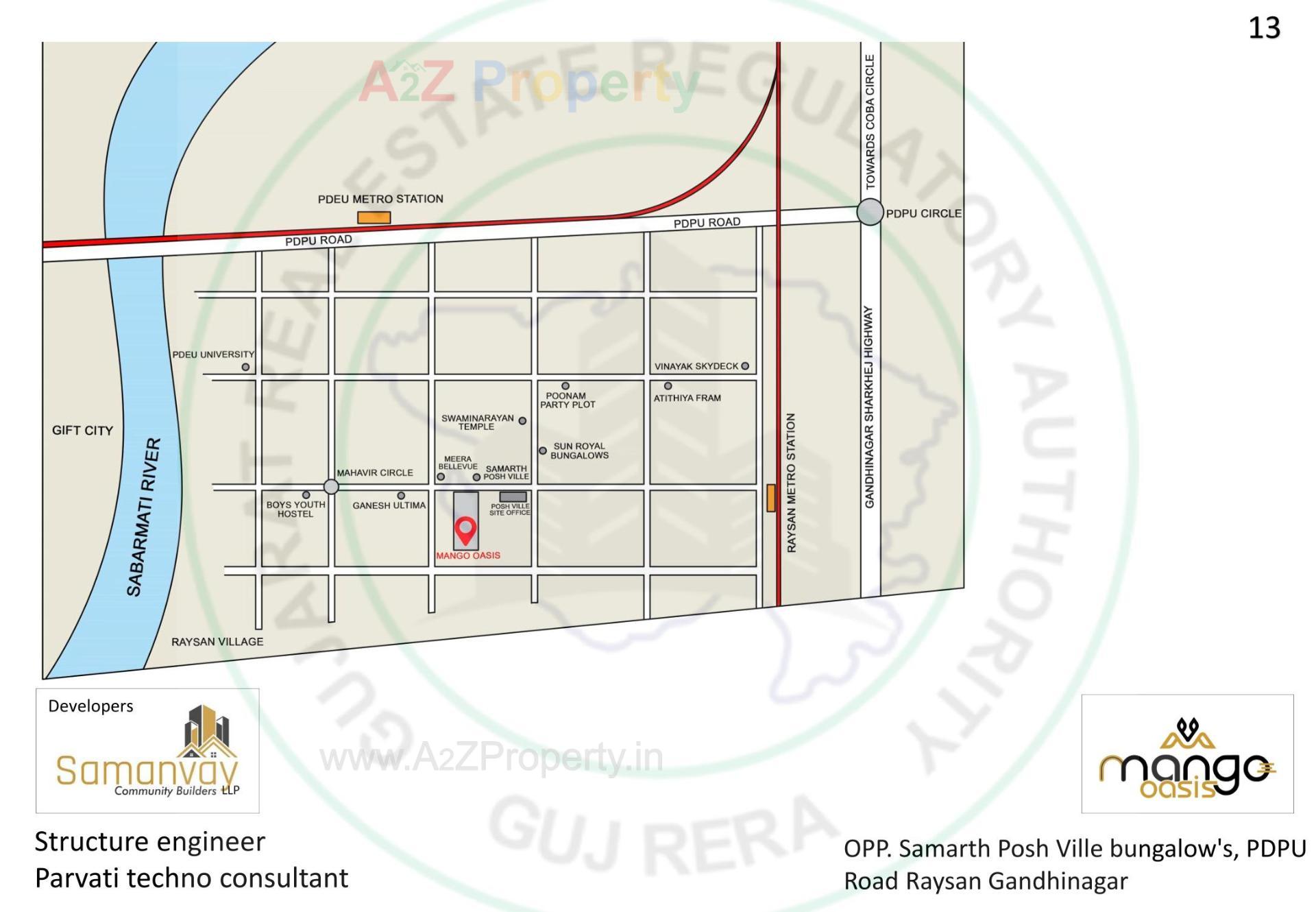  of real estate project Mango Oasis located at Raysan, Gandhinagar, Gujarat