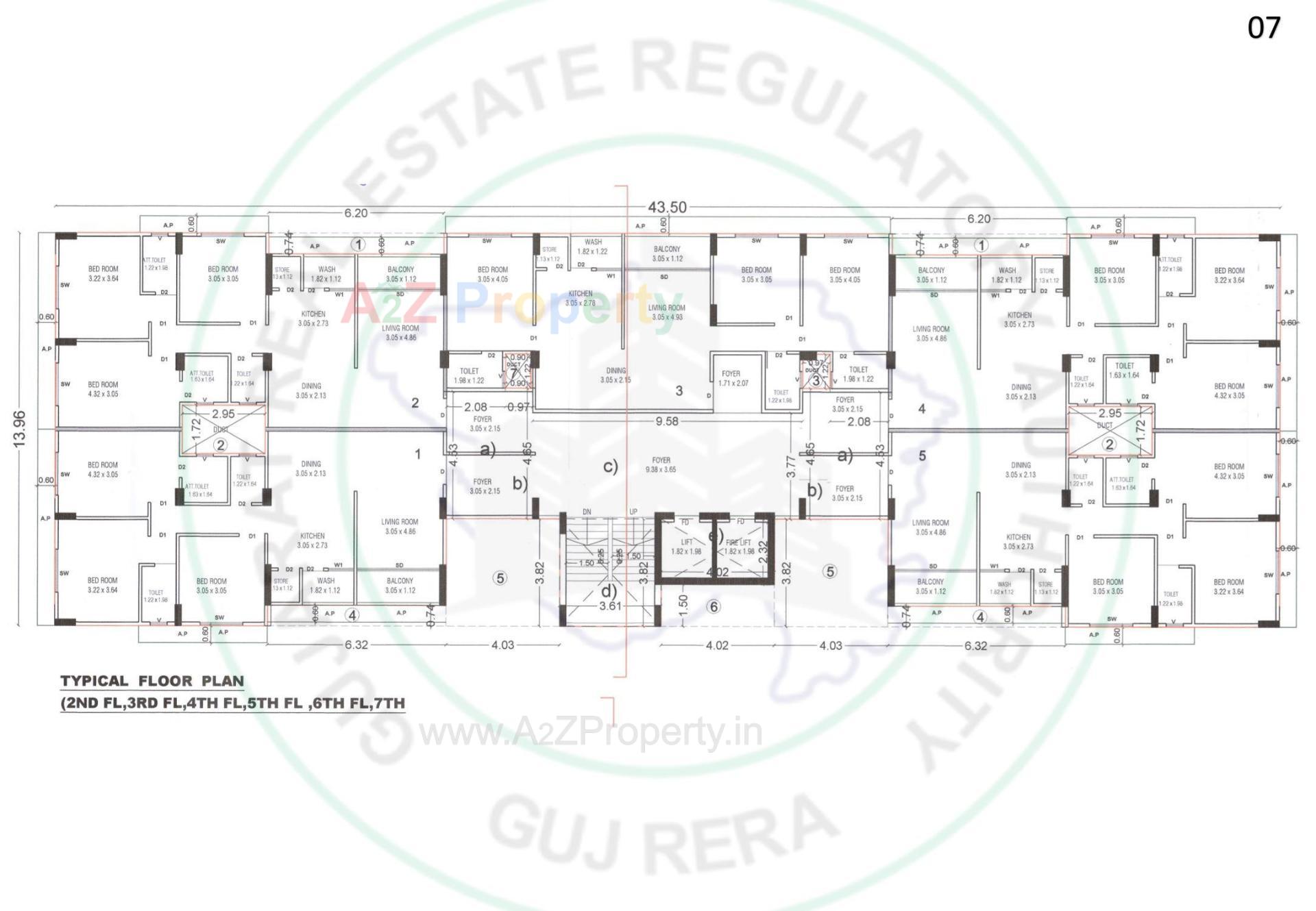 Layout of real estate project Mango Oasis located at Raysan, Gandhinagar, Gujarat