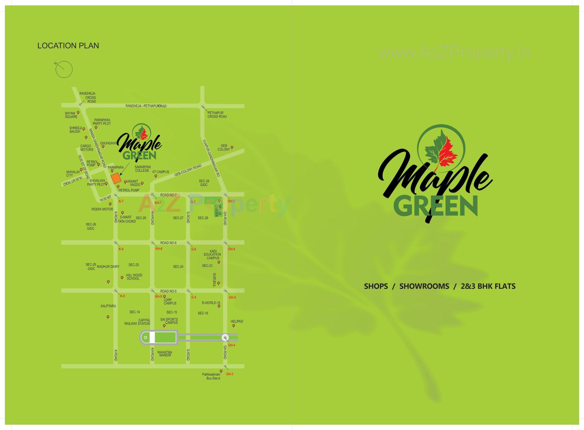  of real estate project Maple Green Residency located at Pethapur, Gandhinagar, Gujarat