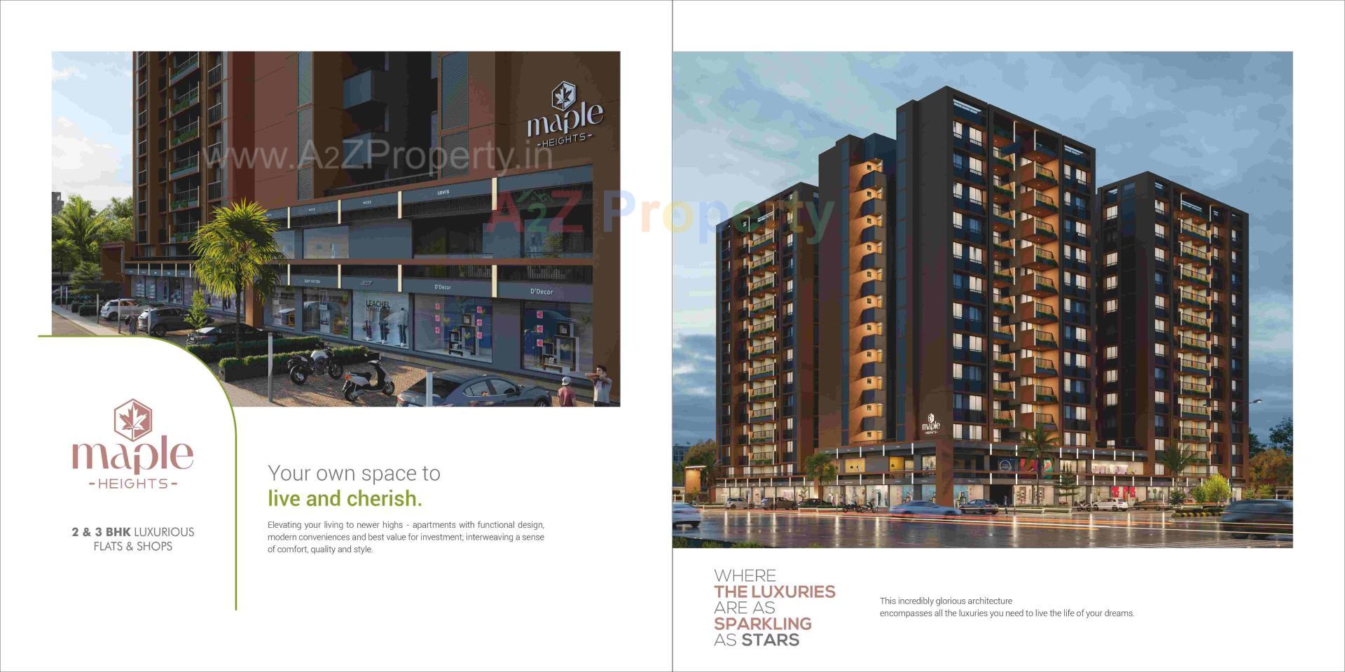  of real estate project Maple Heights located at Chiloda, Gandhinagar, Gujarat