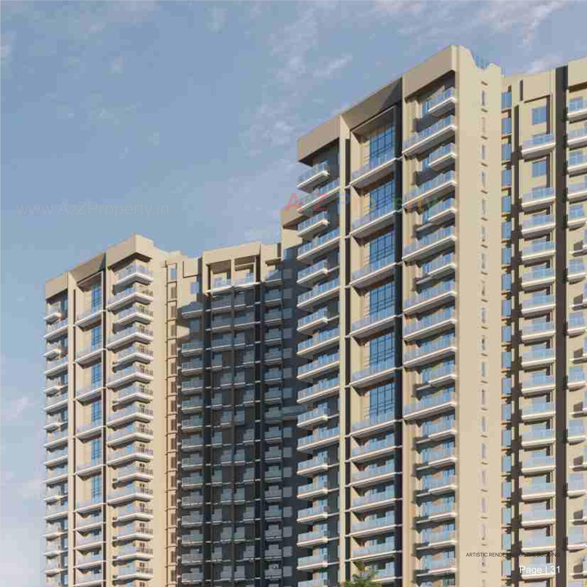 3D Elevation of real estate project Marina located at Gandhinagar, Gandhinagar, Gujarat