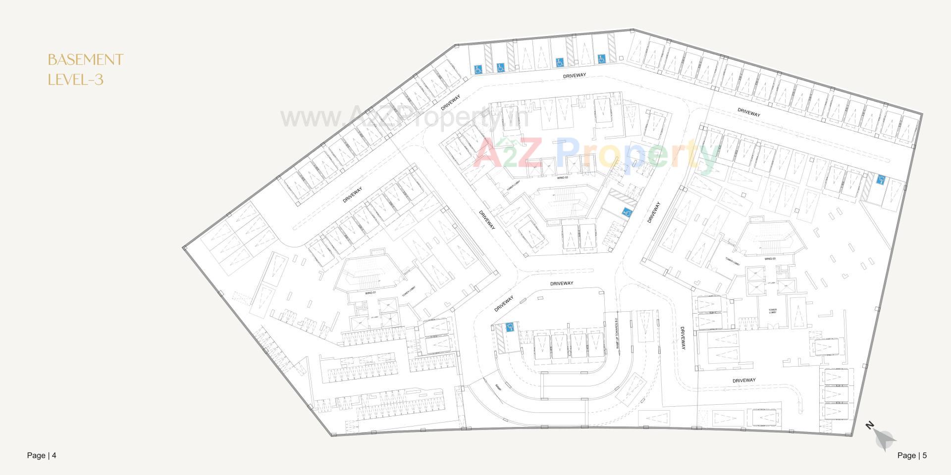 Layout of real estate project Marina located at Gandhinagar, Gandhinagar, Gujarat