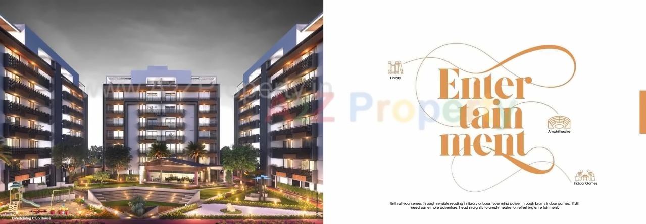 3D Elevation of real estate project Maruti Aamrakunj located at Uvarsad, Gandhinagar, Gujarat