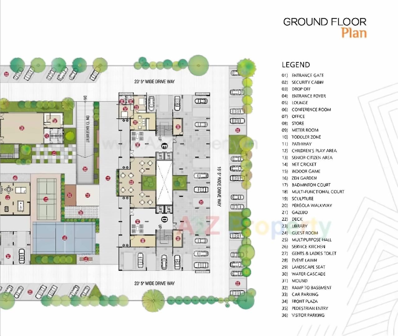 Layout of real estate project Maruti Amrakunj located at Vasna-hadmatiya, Gandhinagar, Gujarat