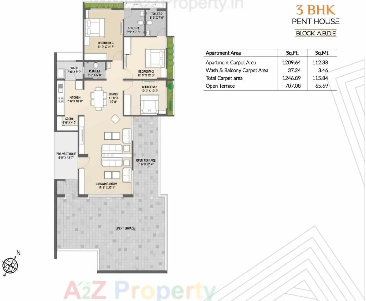 Layout of real estate project Maruti Amrakunj located at Vasna-hadmatiya, Gandhinagar, Gujarat