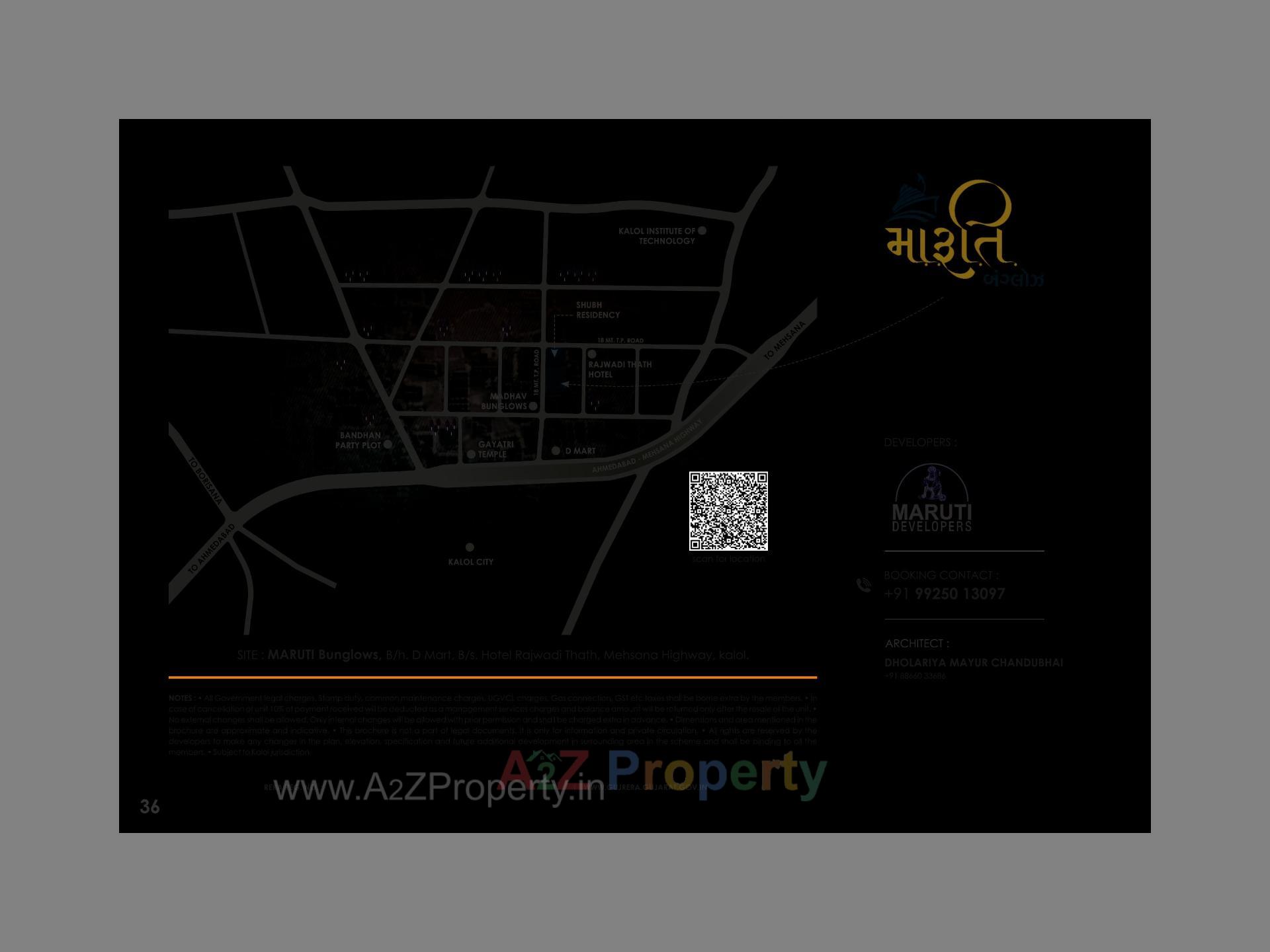  of real estate project Maruti Bunglows located at Ta, Gandhinagar, Gujarat