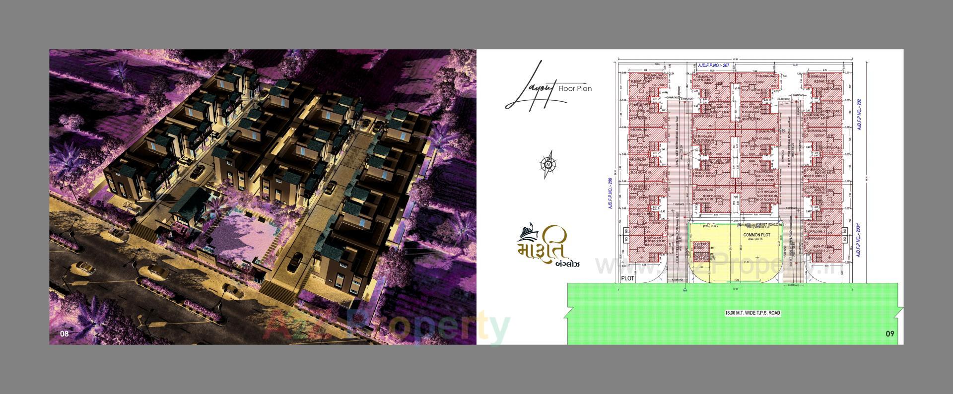  of real estate project Maruti Bunglows located at Ta, Gandhinagar, Gujarat