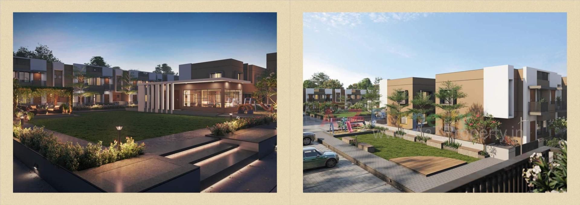 3D Elevation of real estate project Maruti Flora located at Dahegam, Gandhinagar, Gujarat