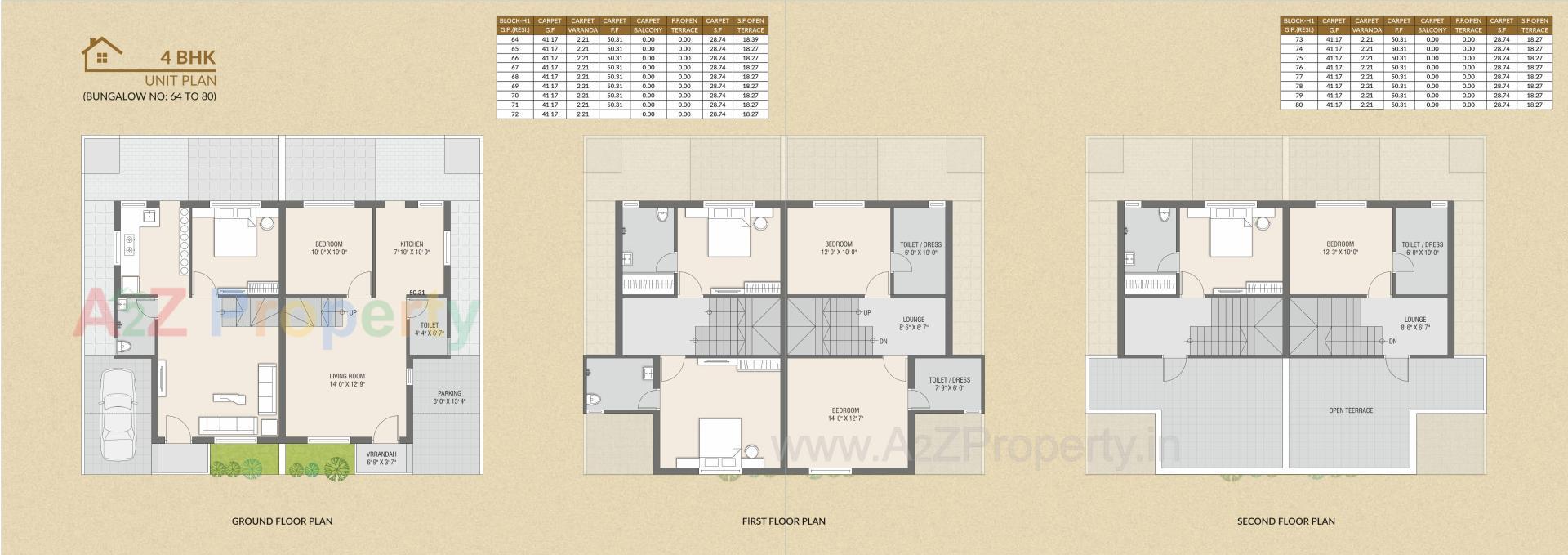 Layout of real estate project Maruti Flora located at Dahegam, Gandhinagar, Gujarat