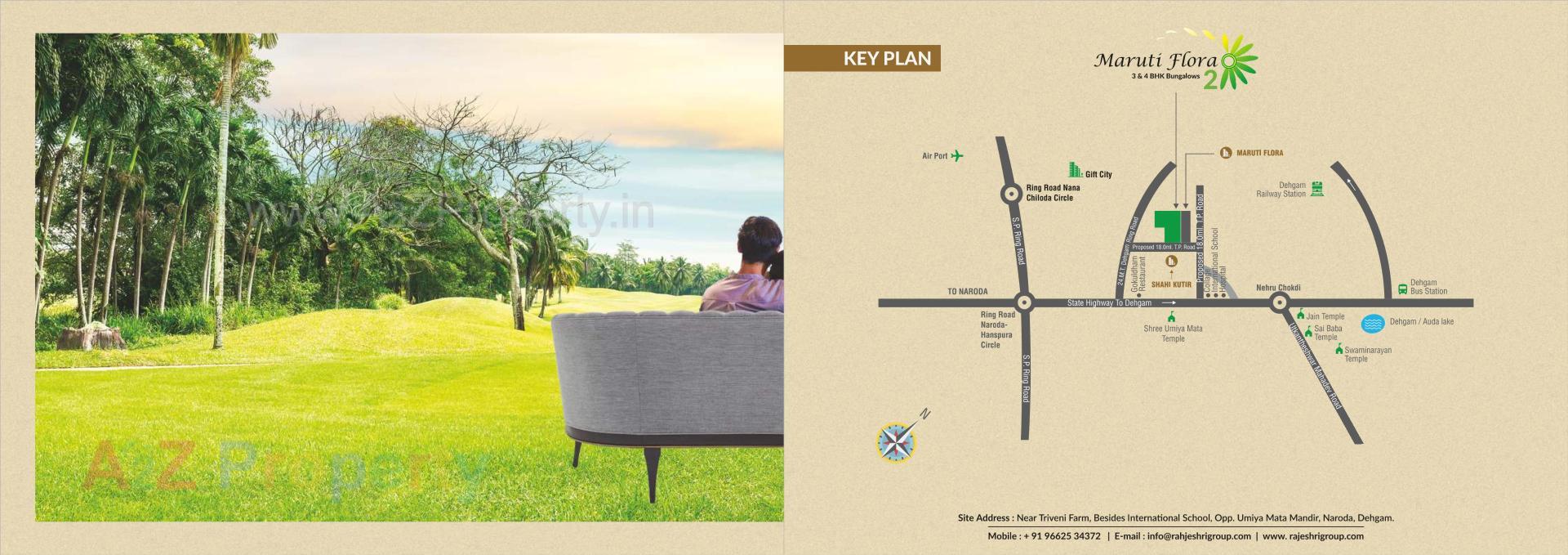  of real estate project Maruti Flora located at Dahegam, Gandhinagar, Gujarat