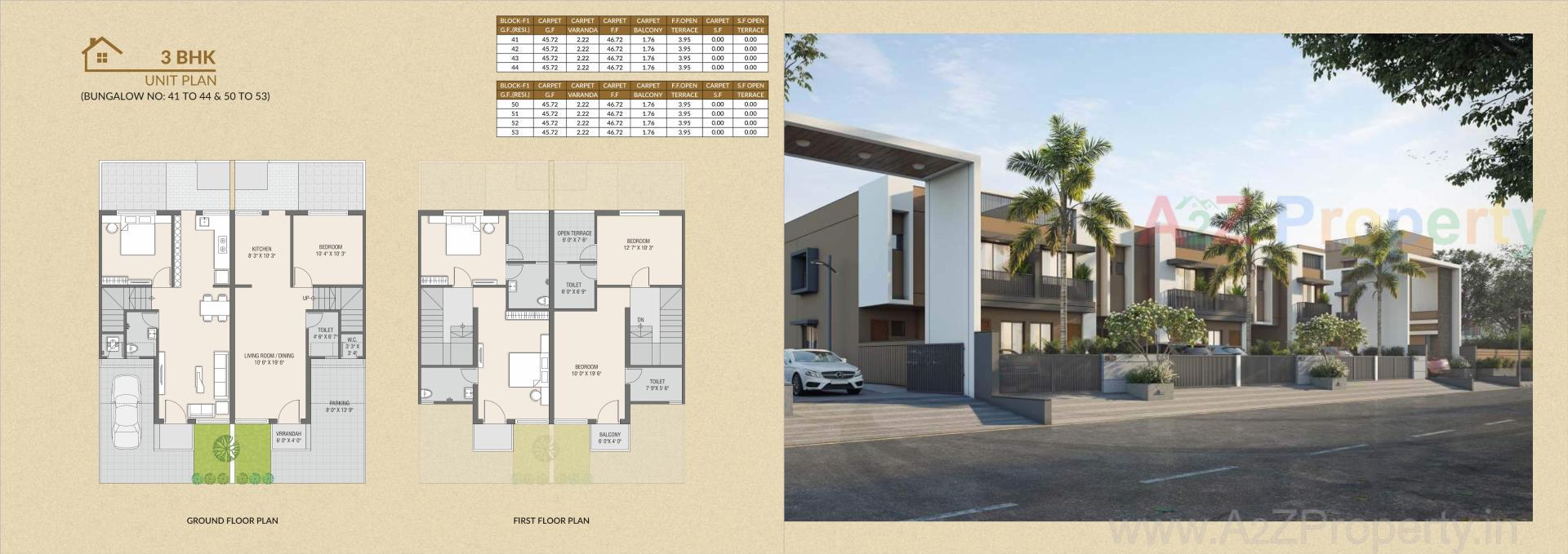 Layout of real estate project Maruti Flora located at Dahegam, Gandhinagar, Gujarat