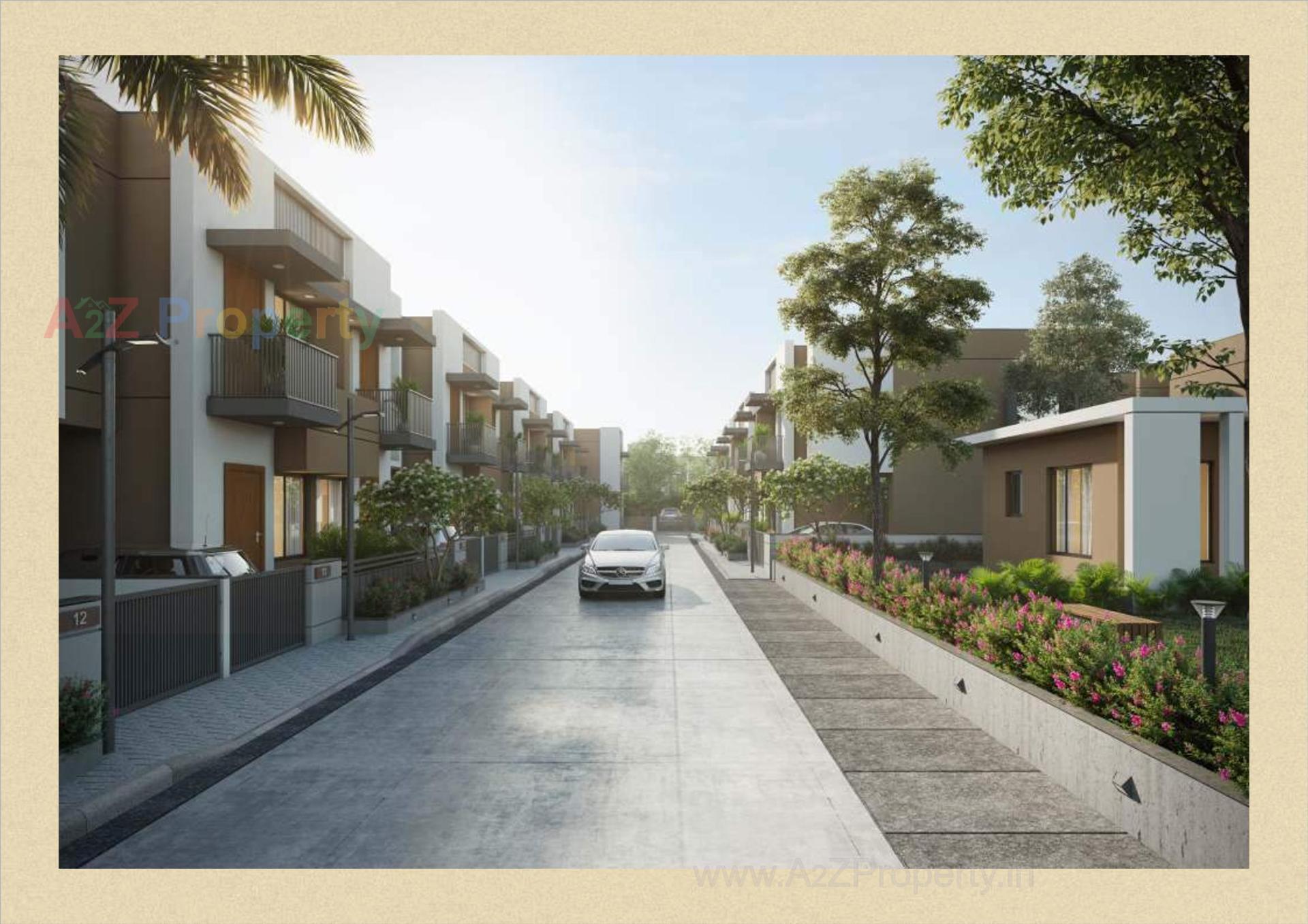 3D Elevation of real estate project Maruti Flora located at Dahegam, Gandhinagar, Gujarat