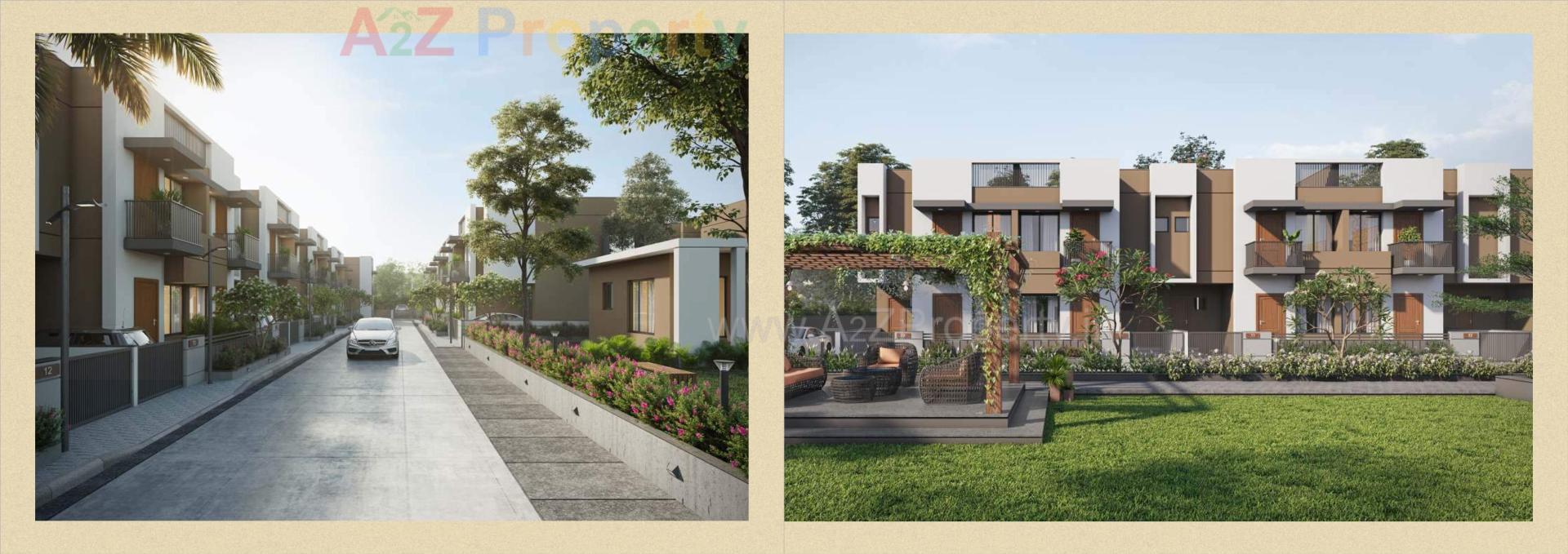 3D Elevation of real estate project Maruti Flora located at Dahegam, Gandhinagar, Gujarat