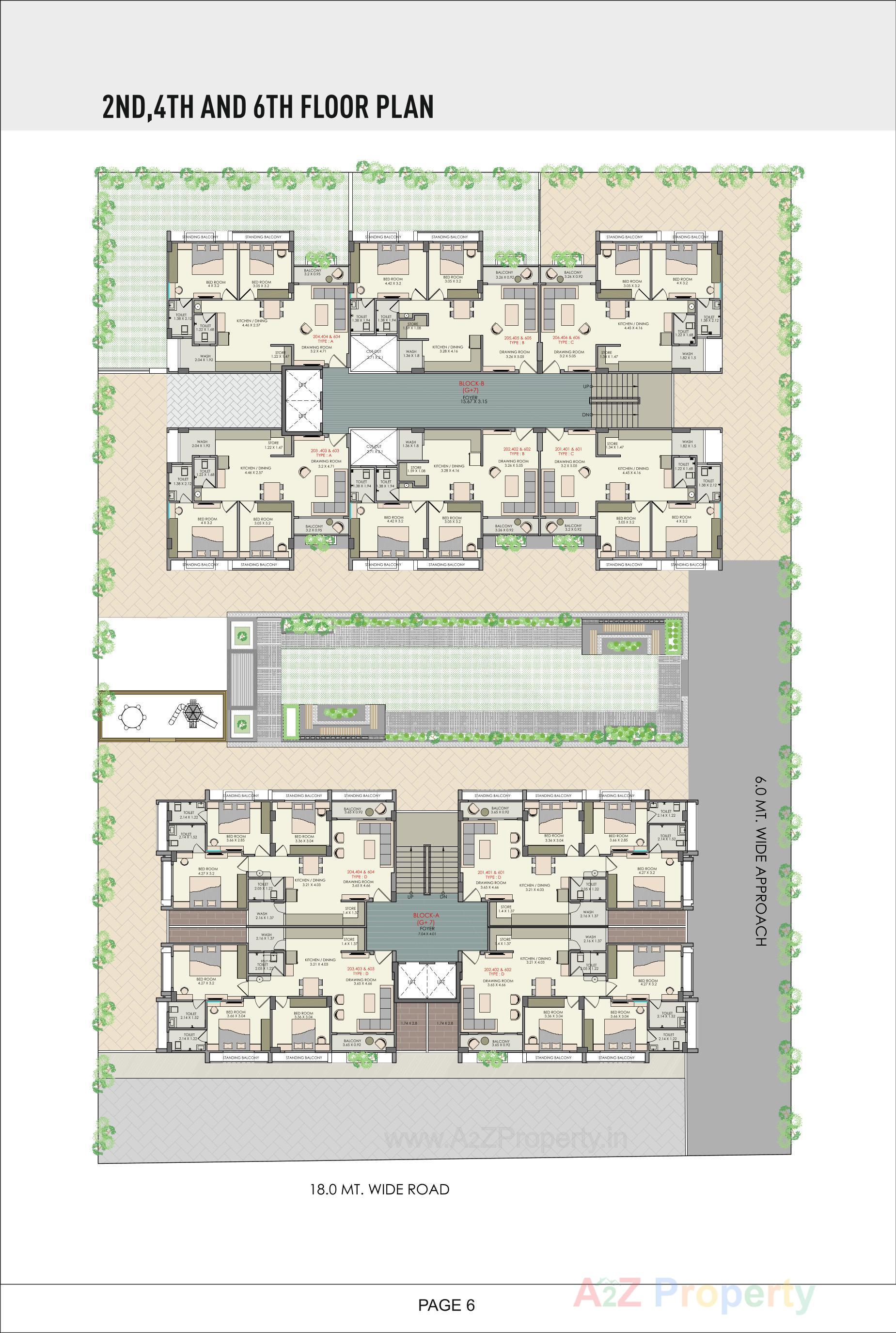 Layout of real estate project Maruti Icon located at Vavol, Gandhinagar, Gujarat