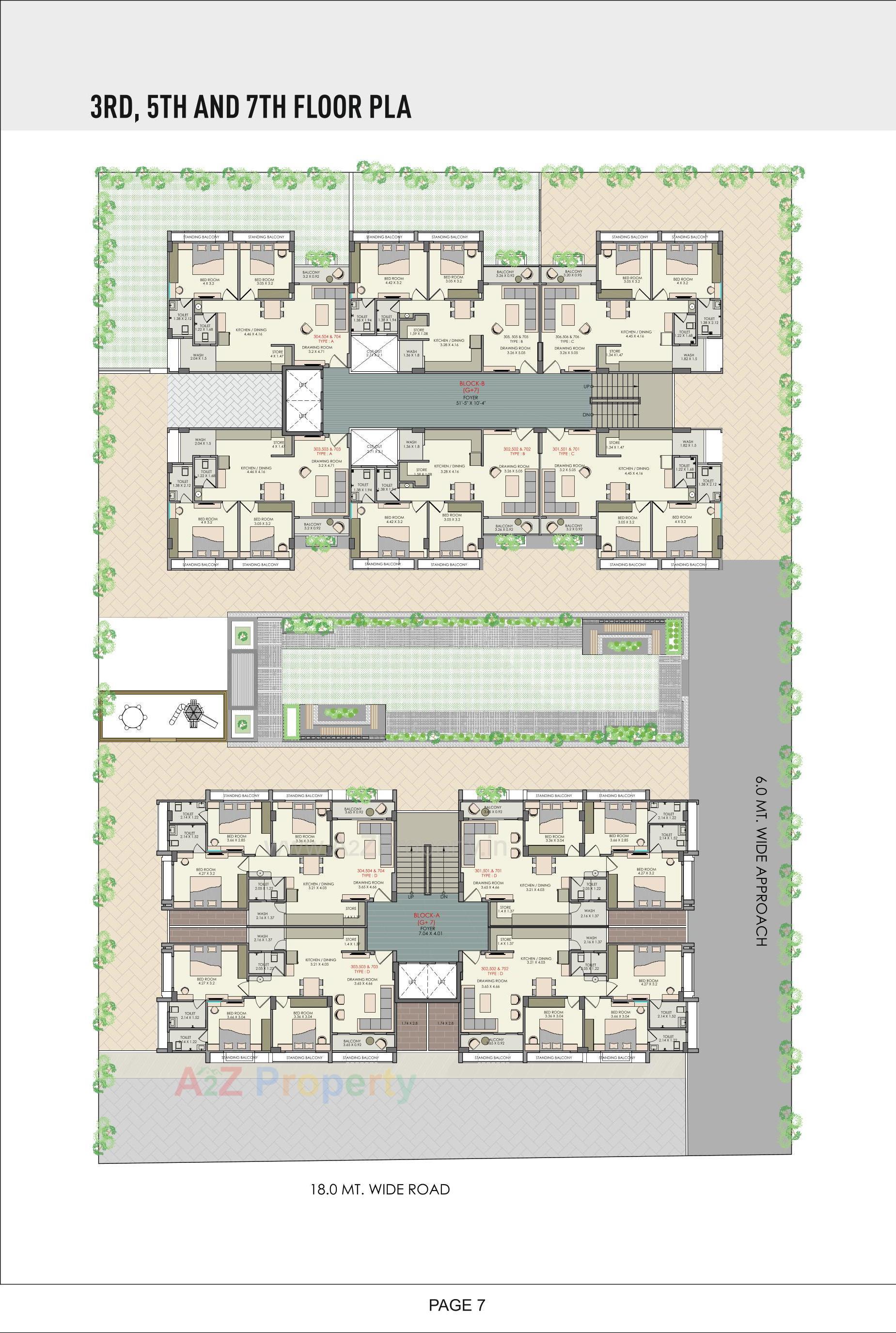 Layout of real estate project Maruti Icon located at Vavol, Gandhinagar, Gujarat