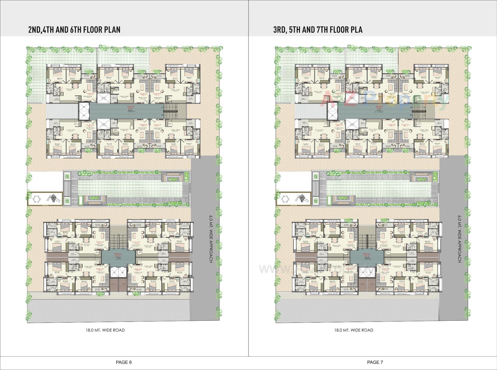 Layout of real estate project Maruti Icon located at Vavol, Gandhinagar, Gujarat