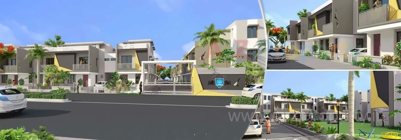 3D Elevation of real estate project Maruti Shahikutir located at Dehgam, Gandhinagar, Gujarat