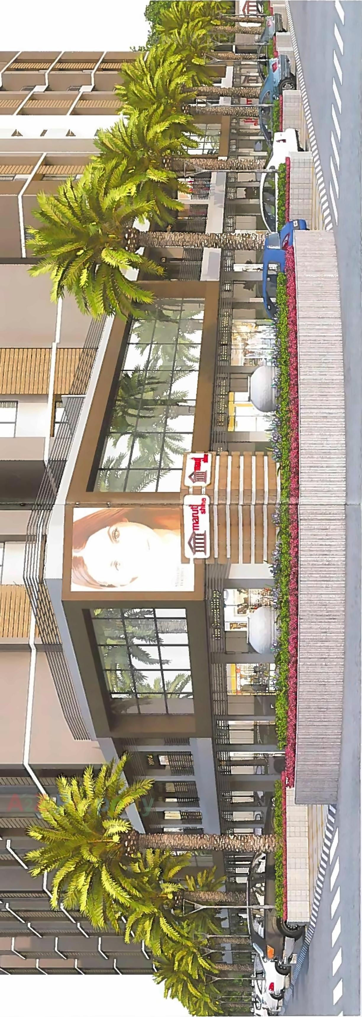 3D Elevation of real estate project Maruti Shine (sub Plot 1) located at Nana-chiloda, Gandhinagar, Gujarat