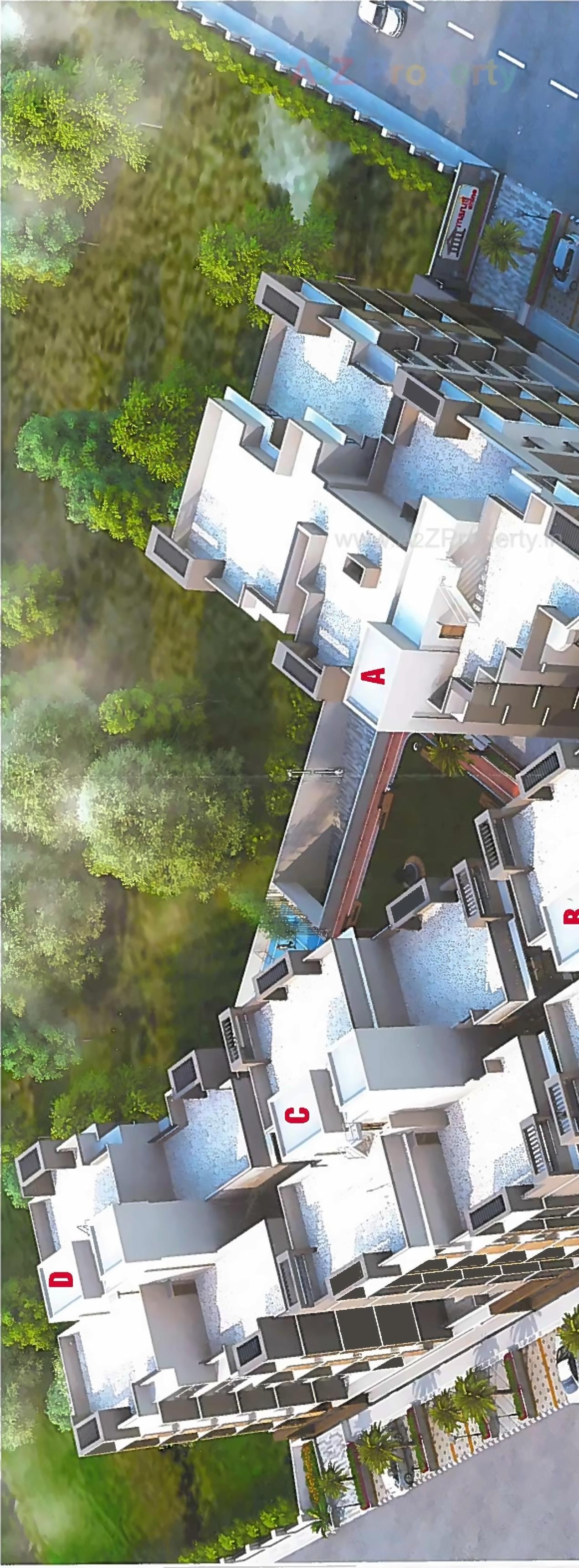 3D Elevation of real estate project Maruti Shine (sub Plot 1) located at Nana-chiloda, Gandhinagar, Gujarat