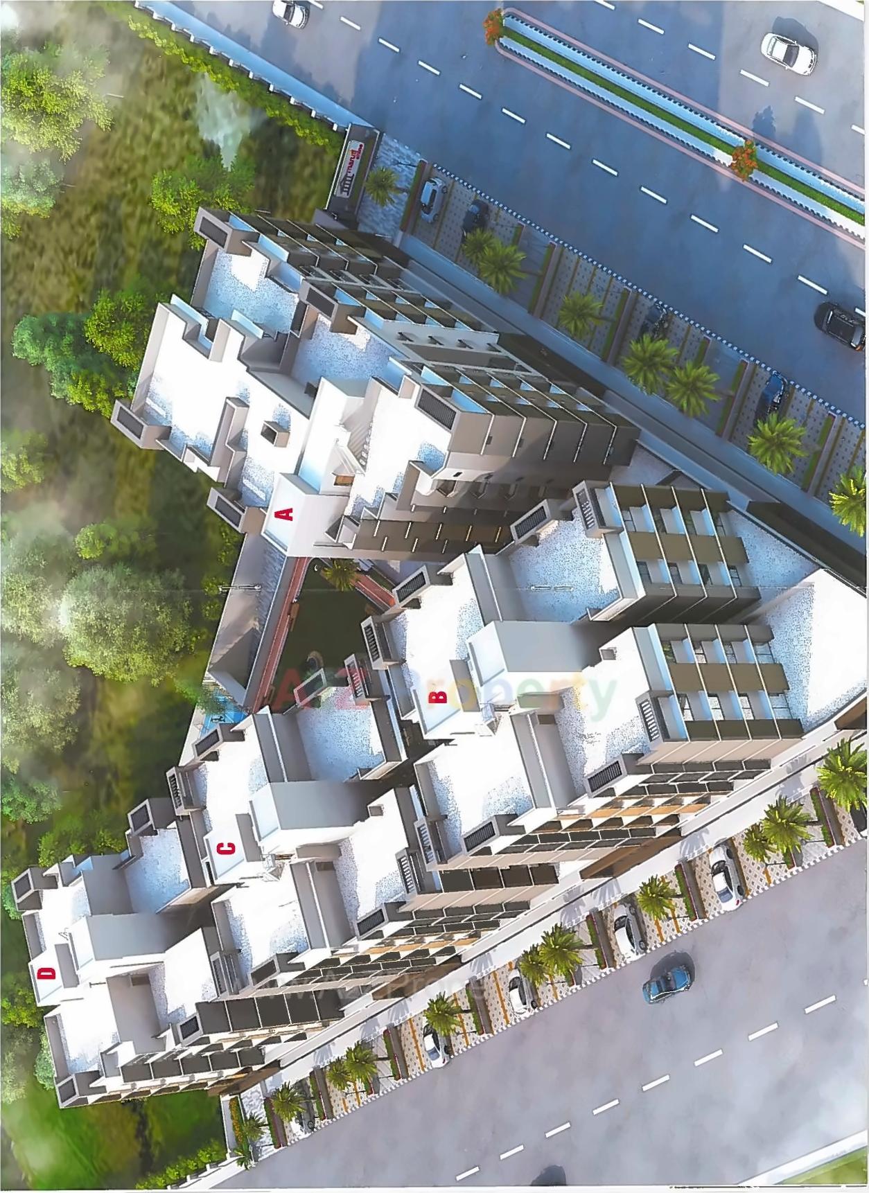 3D Elevation of real estate project Maruti Shine (sub Plot 1) located at Nana-chiloda, Gandhinagar, Gujarat