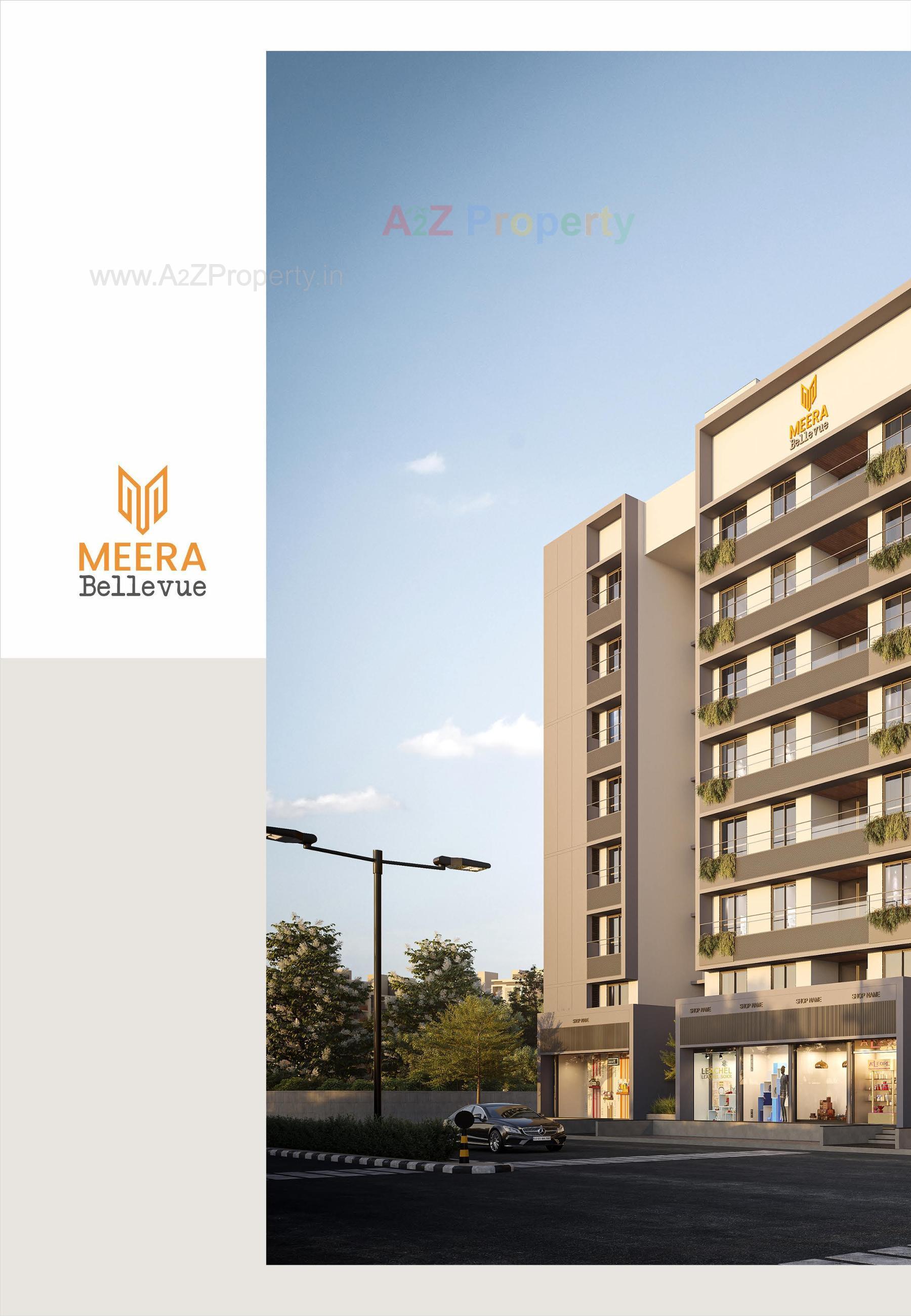3D Elevation of real estate project Meera Bellevue located at Raysan, Gandhinagar, Gujarat