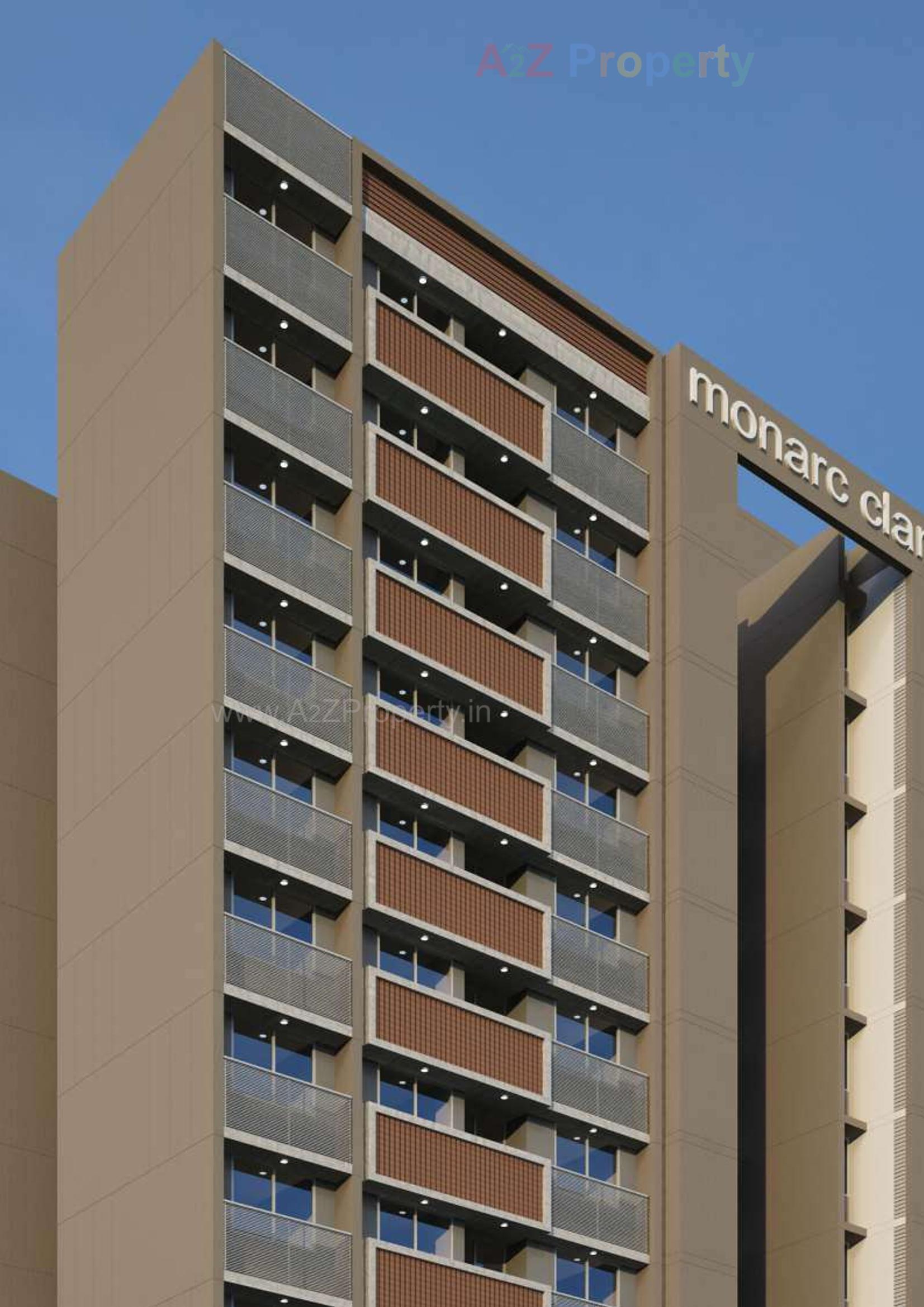 3D Elevation of real estate project Monarc Clans located at Gandhinagar, Gandhinagar, Gujarat