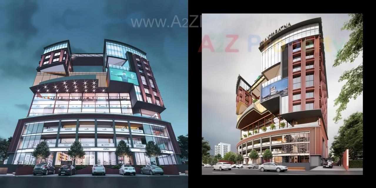 3D Elevation of real estate project Nakshatra located at Gandhinagar, Gandhinagar, Gujarat