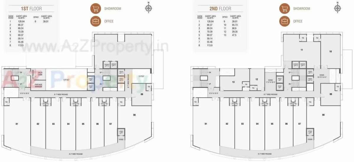 Layout of real estate project Nakshatra located at Gandhinagar, Gandhinagar, Gujarat