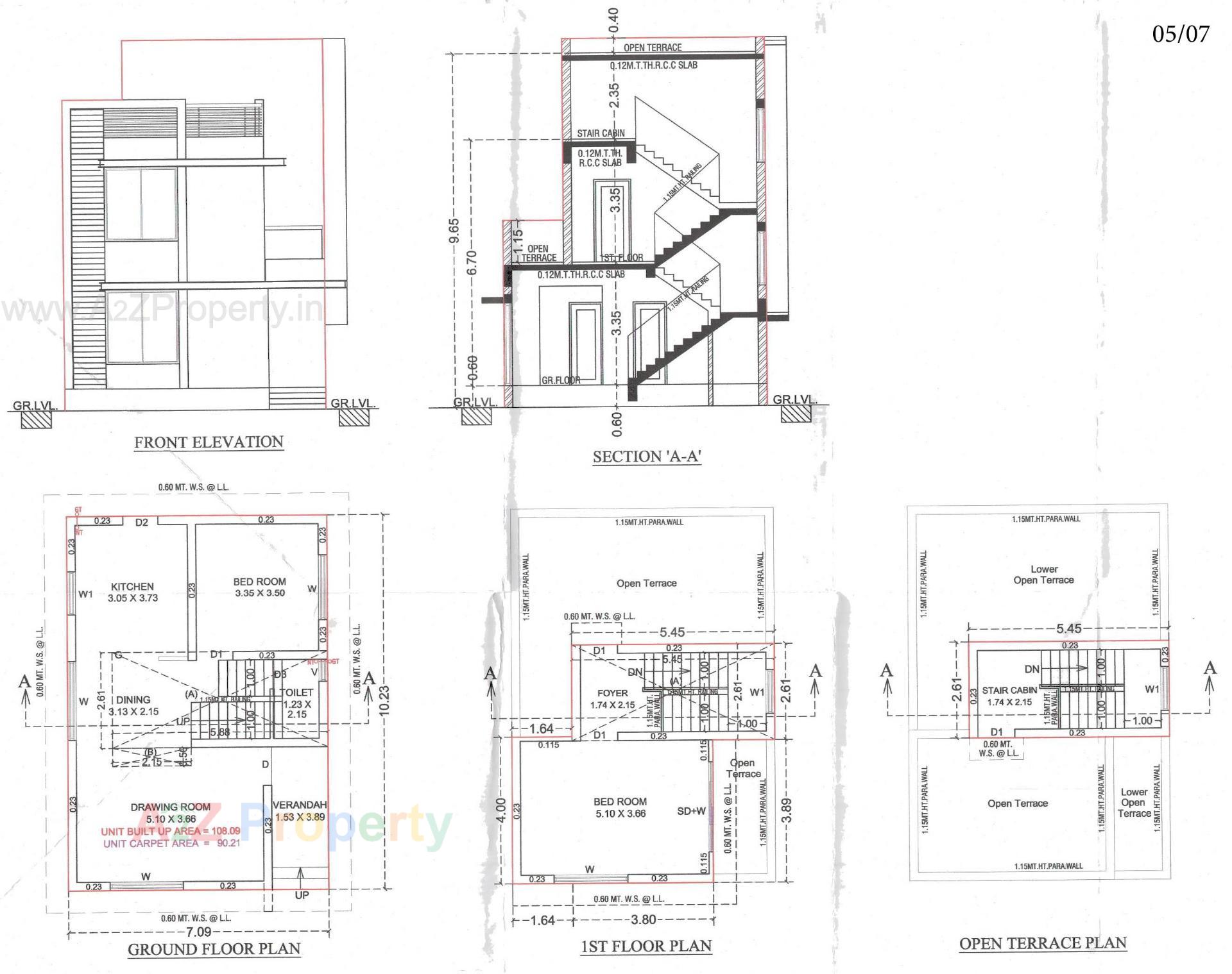  of real estate project Nandanvan located at Zundal, Gandhinagar, Gujarat