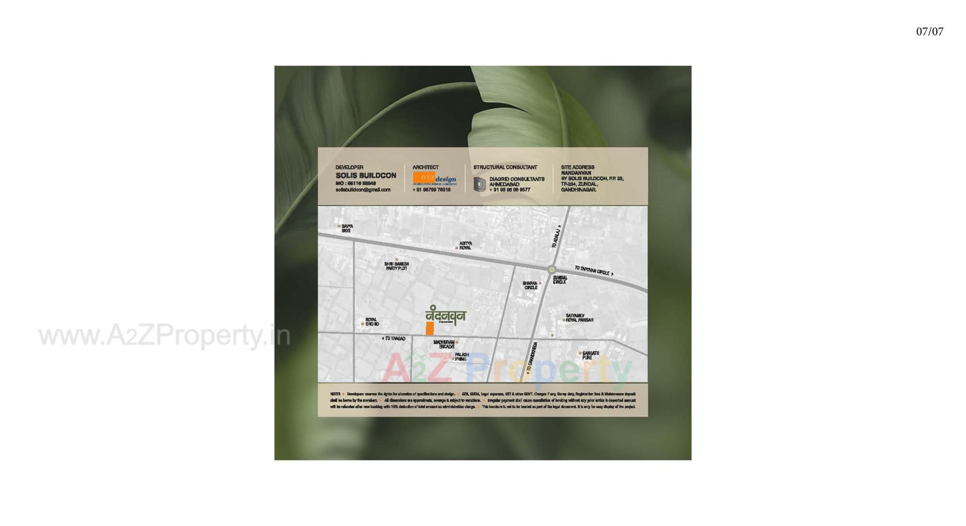  of real estate project Nandanvan located at Zundal, Gandhinagar, Gujarat