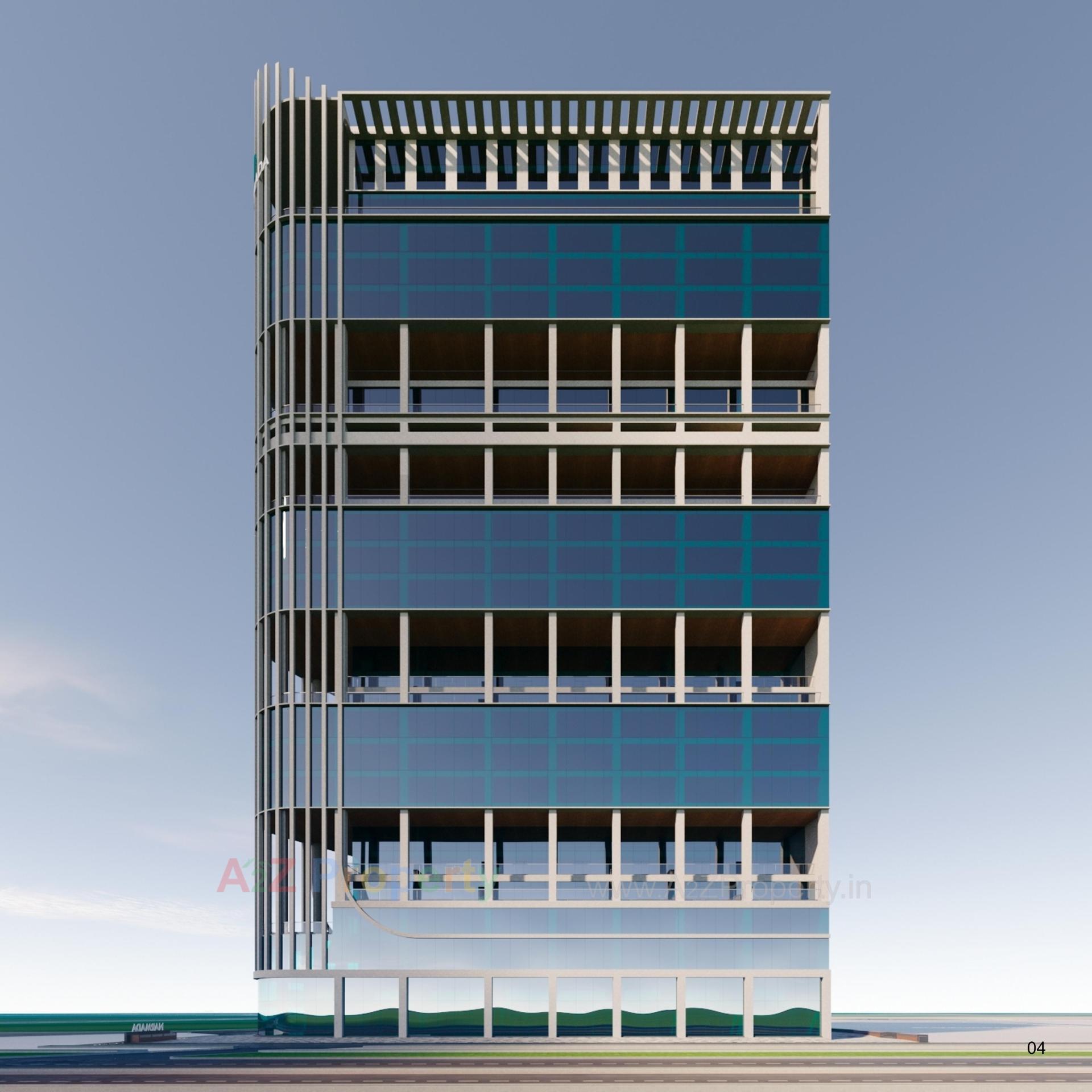 3D Elevation of real estate project Narmada located at Ratanpur,giftcity, Gandhinagar, Gujarat