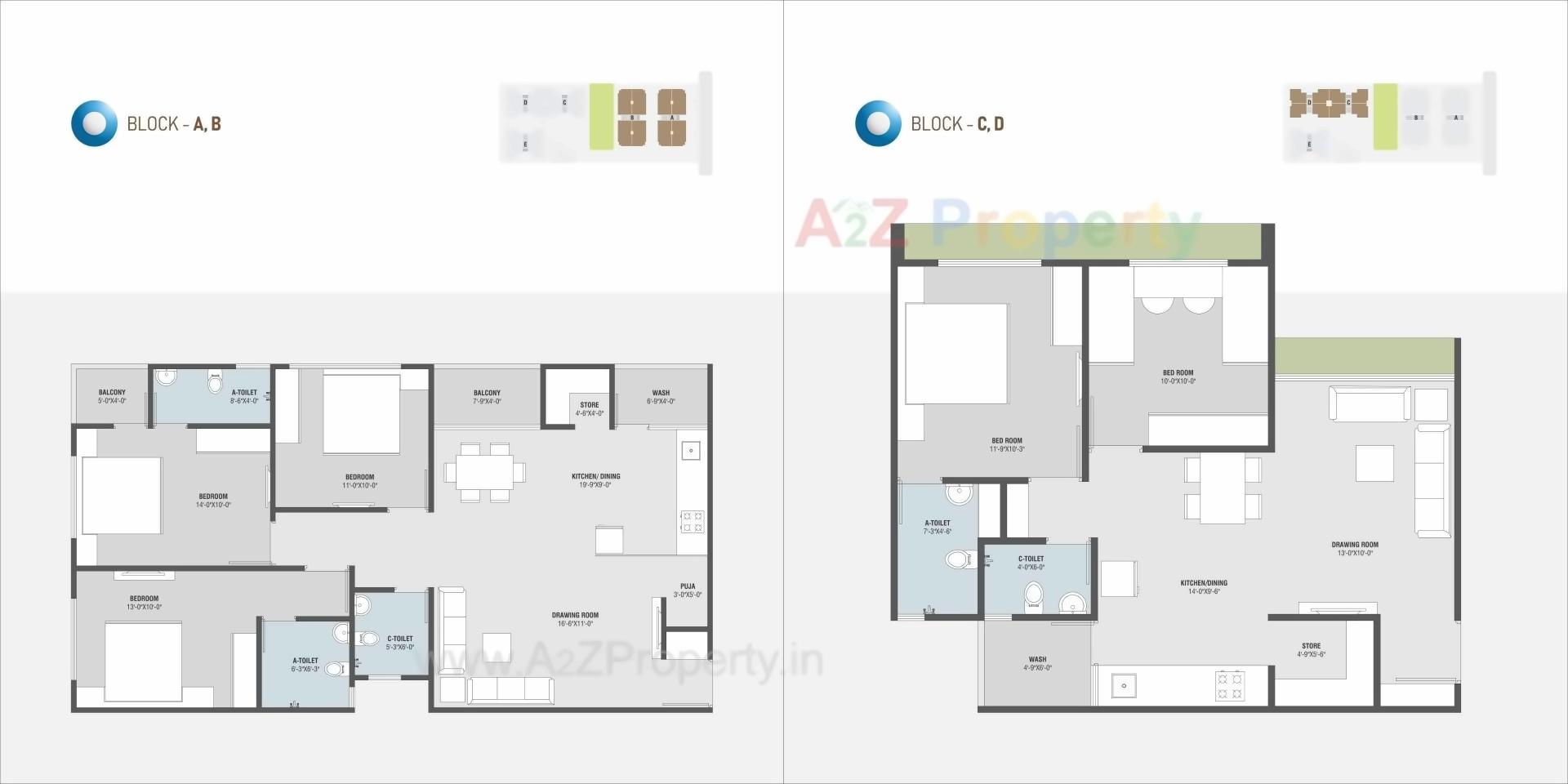 Layout of real estate project Neelkanth Ocean located at Gandhinagar, Gandhinagar, Gujarat