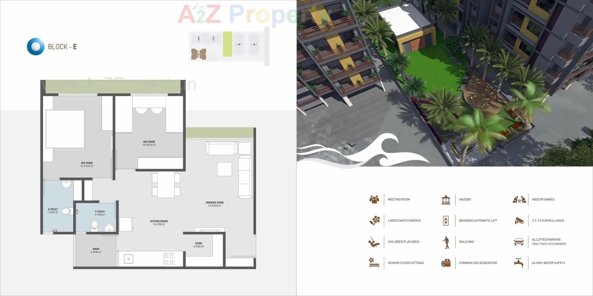 Layout of real estate project Neelkanth Ocean located at Gandhinagar, Gandhinagar, Gujarat