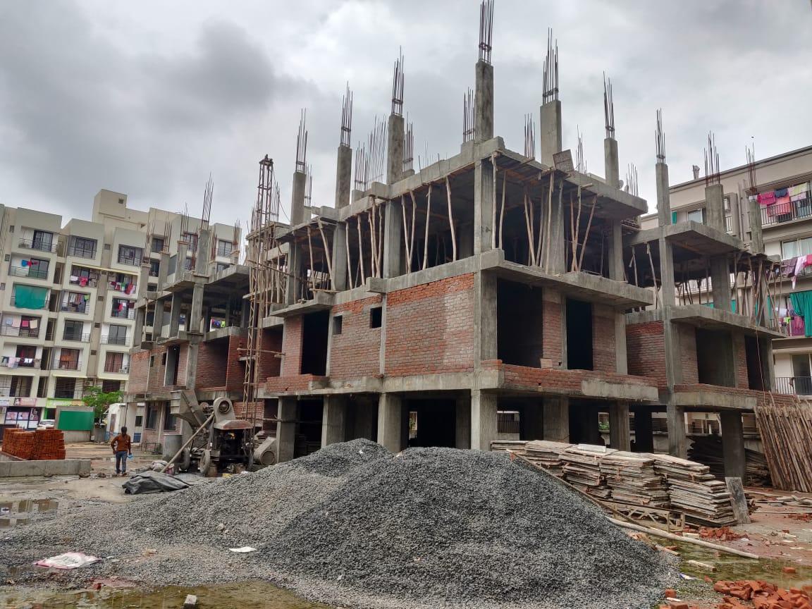 184189_const of real estate project Neelkanth Vatika located at Uvarsad, Gandhinagar, Gujarat