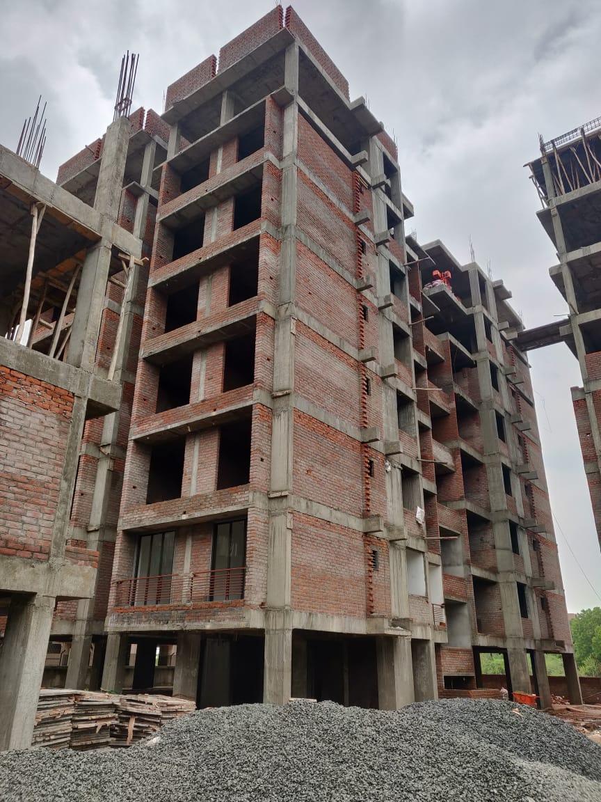 184204_const of real estate project Neelkanth Vatika located at Uvarsad, Gandhinagar, Gujarat